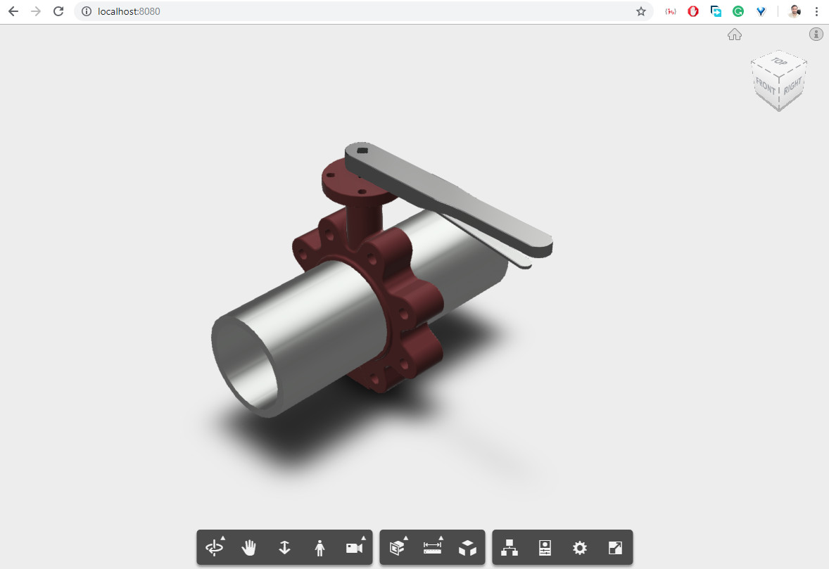 Autodesk FORGE web app